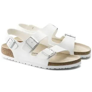 【BIRKENSTOCK】德國 勃肯足跡舒適鞋 Milano 白色