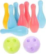 Didiseaon Children Sports Toys Safe Smooth Bowling Balls for Boys and Girls Play Learning Random Color