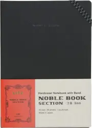 Life Notebook, Noble Book, A5, Grid, N1620, Black