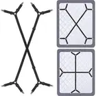Bed Sheet Holder Straps - Adjustable Clips Fasteners Keep Sheets Stays in Place