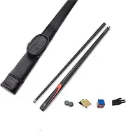 Pool Cue Sticks, 57 Inch Adult Carbon Fiber Pool Cue Stick, 1/2 Jointed Handmade Small Head 9.5MM Snooker Cue ，Professional Billiard Cue for Bar Home