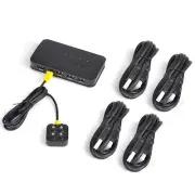 HDMI 4X1 Switcher Host 4 Port KVM Switch For 4 Computer Share 1 HD Monitor