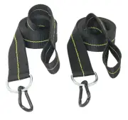 Hammock Straps - With Carabiner - 2 Inch X 8 Foot - Heavy Duty 4,000 Webbing