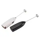 2 Pcs Handheld Milk Frother Electric Drink Mixer with Stainless Steel8733