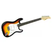 Karrera 39 Inch Electric Guitar 6 String Whammy Bar Adjustable Bridge Sunburst