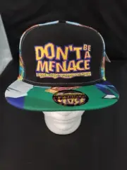 "Don't Be A Menace" Loc Dog Fitted Hat - 7 3/8 - NWT - HGC