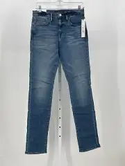 Joe's Mens The Asher Jeans 28 Blue Straight Slim Fit French Terry Kinetic Soft