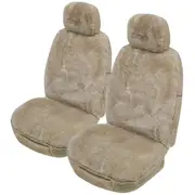 MyCar Sheepskin Seat Covers Universal 25mm Mocha