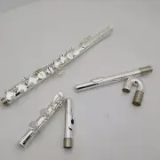 16 Closed Key Silver Plated Instrument with Case 100% New Alto Flute G Tune