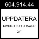 IKEA UPPDATERA Divider For Drawer White 24" 604.914.44