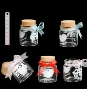 50ML Cork Stopper Glass Vial Jars Containers Bottle Wishing Bottle DIY Gift
