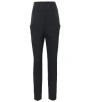 [Isabel Marant] Isabel Marant Padme high-rise wool pants AU 6 black