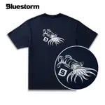 現貨BLUESTORM戶外運動純棉T恤魷魚印花百搭短袖