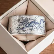 Gilt silver blue and white dragon pattern large-capacity ceramic kung fu tea set