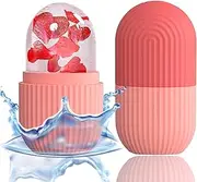 Ice Roller for Face and Eye (Pink) - Facial Massager and Roller Combo