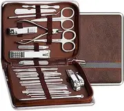 Manicure Set 26 in 1 Pedicure Kit Professional Manicure Kit Nail Clippers Set Stainless Steel Pedicure Set Nail Manicure Kit for Men Women