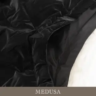 【MEDUSA 曼度莎】現貨-麂皮感綁繩羽絨背心 - 2色（M-L）｜羽絨衣 羽絨外套 白鴨絨 冬新品(210-10308)