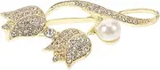 [Holibanna] Versatile Rose Brooch Lapel Pin for Wedding Petals Dress Accessories Jewelry Hat Pin
