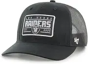 47 Las Vegas Raiders Hardline Trucker RF Unisex Baseball Cap - Black, Black, One size