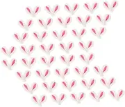 40pcs Rabbit Ear Accessories Hair Clips Decor Crinkle Mellow Pea Chew Headband Bunny Cage Rabbit Treats Bunny Animal Earmuff Hamster Puppy Rabbit Ear Clips Decor Plush