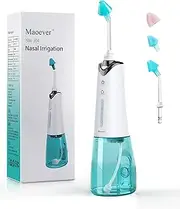 Nasal Irrigation Starter Nasal Care Sinus Cleaner Machine, Cordless Nasal Rinse Machine for Sinus Relief & Nasal Care, Spray Atomizing Mode Electric Neti Pot Sinus Rinse System for Kids (Adults)