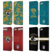 NFL JACKSONVILLE JAGUARS GRAPHICS LEATHER BOOK WALLET CASE FOR APPLE iPOD TOUCH