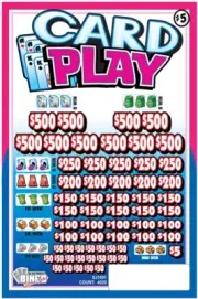 NEW pull tickets CARD PLAY - 5pt. Instant Tabs