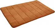 [BUGUUYO] Memory Mat Memory Bath Mat Baby Bath Tub Mat for Tub Non Absorbent Cozy Bathroom Rug Carpet Khaki