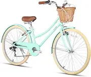 [Glerc] Little Molly 12-20 inch Kids Retro Cruiser Bike for 2-13 Year Old with Wicker Basket & Training Wheels/Kickstand, Mutiple Colors