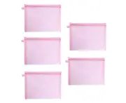 Pendancy Mesh Zipper Pouch, 5pcs Lightweight Nylon File Folders, Document Organizer