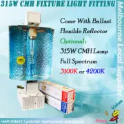 HARVEMAX 315W CMH Flexible Reflector Ballast Fixture Kit W/ Philips Kernel Lamp