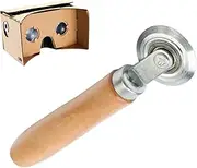 Screen Spline Tool - Wood Handle Screen Door Rollers,Lightweight Waterproof Door Hardware for Patio Car Corrugated Paper Hollow Board KT Board Coated Paper