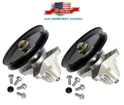 2 Spindle Assembly 46" For MTD Craftsman T1500 T1600 T1700 T1900 46" Deck