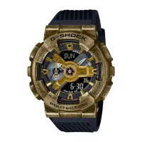 在飛比找環球Online優惠-【CASIO 卡西歐】G-SHOCK 蒸氣龐克 懷舊金 金屬