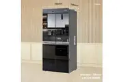 Linarie | Meribel 445L French Mirror Door Fridge/Freezer No Frost LSCD436MIR