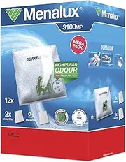 Menalux 3100 MP 12 x Vacuum Cleaner Bags with 2 Micro Filters