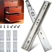 18 Inch Soft Close Drawer Slides – 6 Pairs, Heavy Duty Ball Bearing, Full Ext...