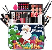 Complete Makeup Set | All-Inclusive Makeup Package | Long Lasting Makeup Kit | Portable Cosmetic Set with Storage Box for Women and Girls - Multi-Function Starter Pack