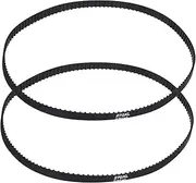 uxcell 2pcs 270XL Rubber Timing Belt 135 Teeth 10mm Width 5.08mm Pitch Synchronous Closed Loop Geared Drive Belt Black for Industrial