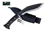 Genuine Gurkha Knife-8" Blade Black,(Rust Free) Panawal Gard khukri,knive GK&Co