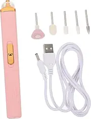 1Set Portable Nail Grinding Polisher Kit USB Rechargeable Electric Nail Drill Machine for Professional Manicure Care Lightweight Nail Tools for Home Salon Use