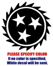 WHITECHAPEL SAW BLADE Graphic Die Cut decal sticker Car Truck Boat Window 9"