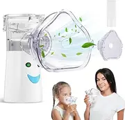 Portable Nebuliser Machine for Adults Kids, Handheld Mesh Nebuliser Device Inhaler for Adults & Children