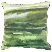 Urban Products Artisan Rye Decorative Couch/Bed Cushion Inner Blue Green