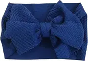 [Generic] Toddler Knot Headband | Comfortable Bow Hairbands for Little Girls | Handmade Kid Headbands for Birthdays, Baby Showers, Christmas, Family Photography