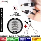 Magnetic Eyelashes False Natural Mink Faux Fake Extension Quantum Kit Set Curler