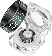 findtime Smart Ring Smart Rings for Men Women Scroll Ring Smart Ring Android Fitness Ring Sleep Tracker Heart Rate SpO2 Meter Calorie Distance Tracking Pedometer Remote Trigger