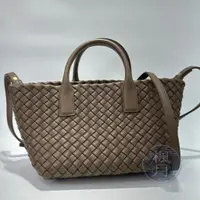 在飛比找蝦皮購物優惠-BOTTEGA VENETA 709464 咖Mini Ca