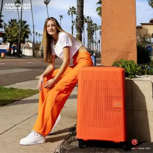 【AMERICAN TOURISTER 美國旅行者】28吋 AEROSTEP 立體漸層可擴充PP輕盈行李箱(多色可選)