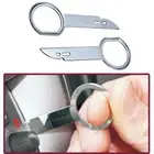 1Pair Car Iron Audio Radio Stereo Release Removal Tools Key Repair Accessories